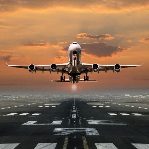 Airplane Takeoff Runway
